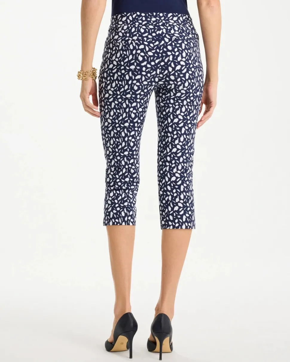 Brigitte™ Slim Printed Pull-On Capri Pant