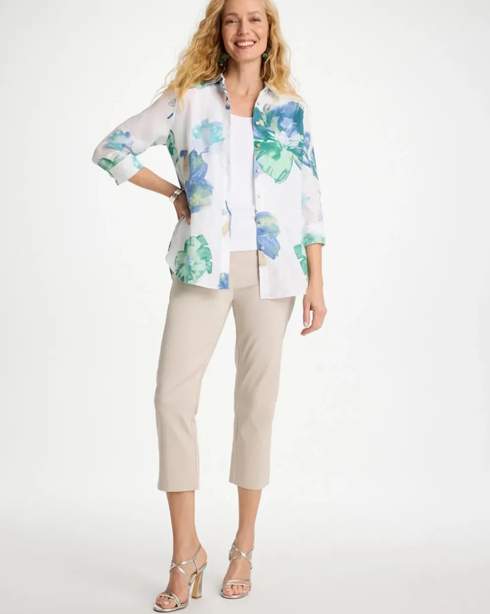 Brigitte™ Slim Pull-On Crop Pant