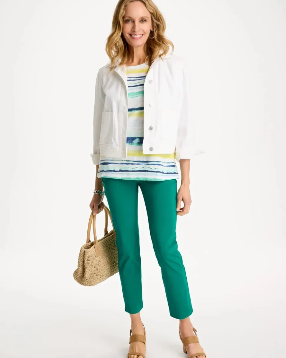 Brigitte™ Slim Pull-On Crop Pant