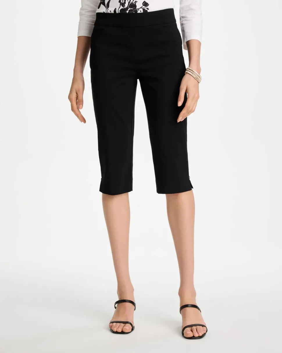 Brigitte™ Slim Rivet Pull-On Capri Pant