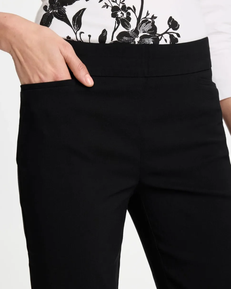 Brigitte™ Slim Rivet Pull-On Capri Pant
