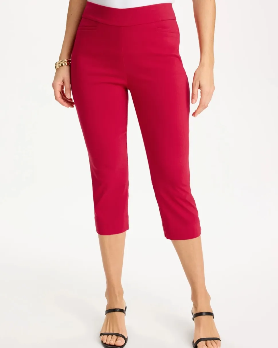 Brigitte™ Slim Rivet Pull-On Capri Pant
