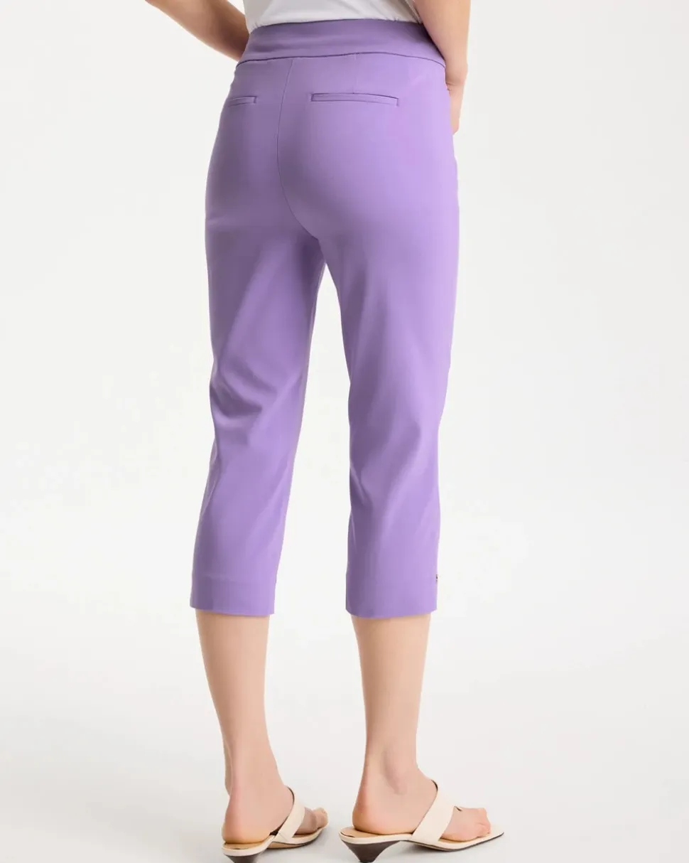 Brigitte™ Slim Rivet Pull-On Capri Pant