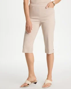 Brigitte™ Slim Rivet Pull-On Capri Pant