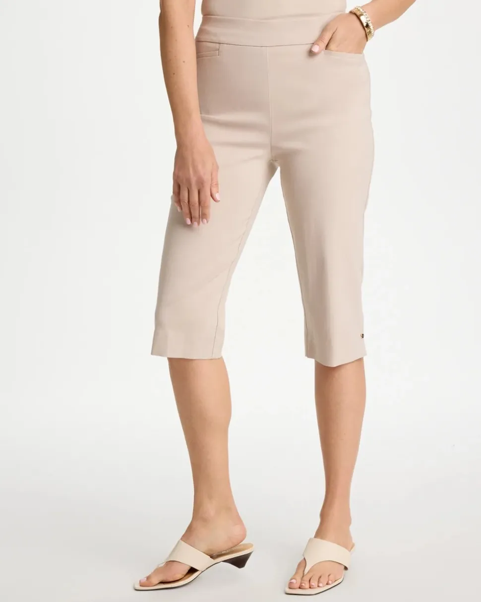 Brigitte™ Slim Rivet Pull-On Capri Pant