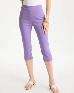 Brigitte™ Slim Rivet Pull-On Capri Pant