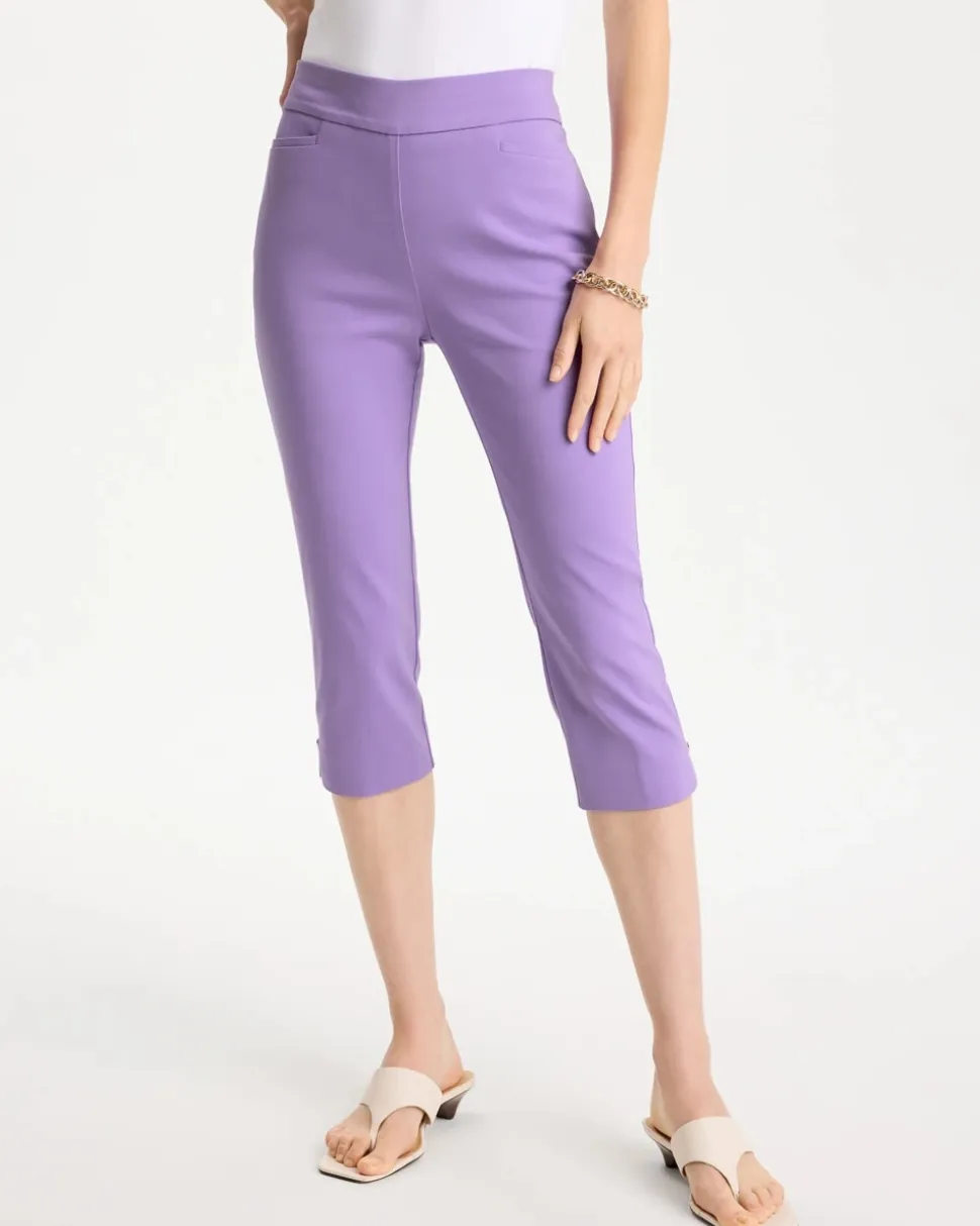 Brigitte™ Slim Rivet Pull-On Capri Pant