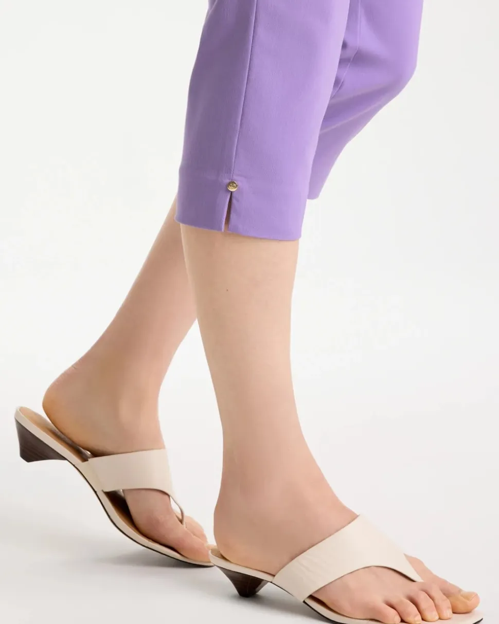 Brigitte™ Slim Rivet Pull-On Capri Pant