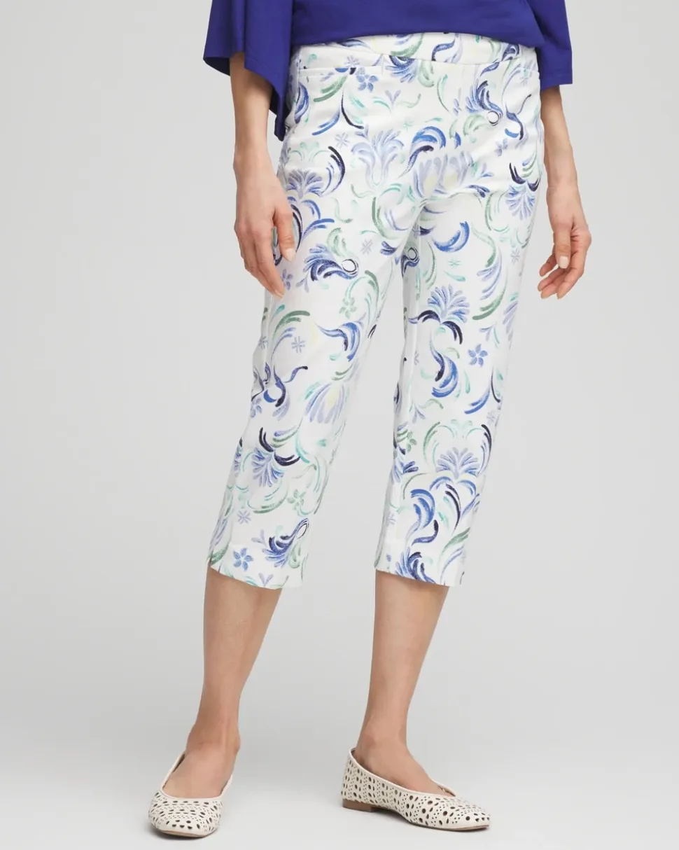 Brigitte™ Slub Capri Pants