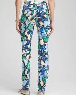 Brigitte™ Slub Floral Slim Pants