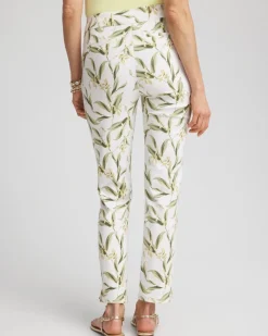 Brigitte™ Slub Slim Ankle Pants