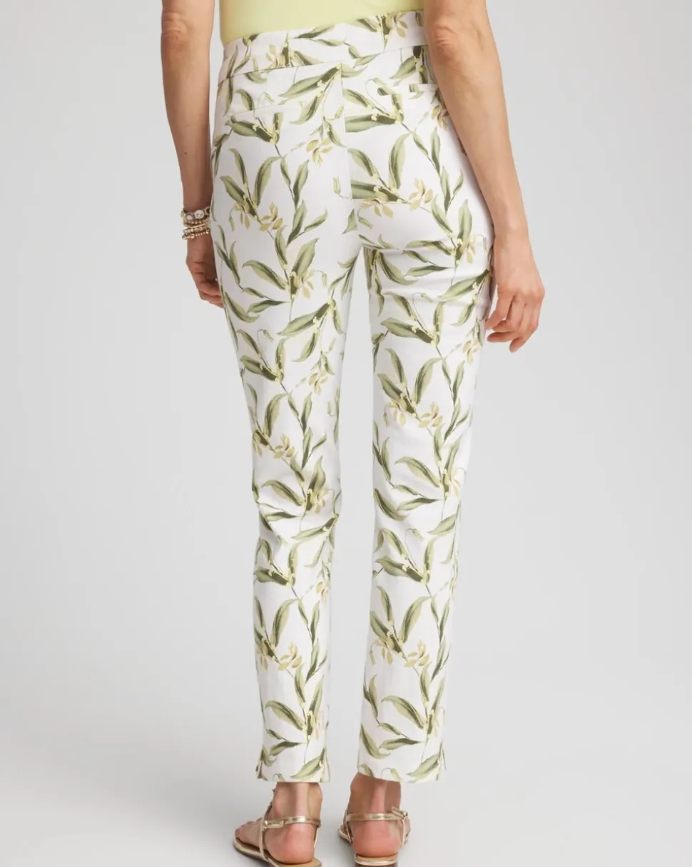 Brigitte™ Slub Slim Ankle Pants