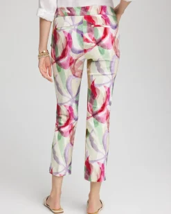 Brigitte™ Slub Slim Cropped Pants