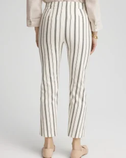 Brigitte™ Slub Striped Cropped Pants