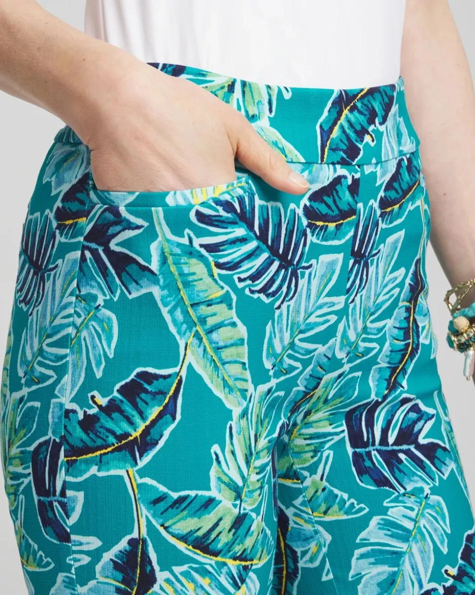 Brigitte™ Tropical Pull-On Ankle Pants