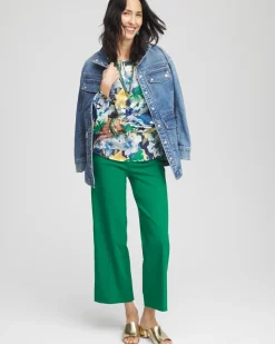 Brigitte™ Wide-Leg Cropped Pants
