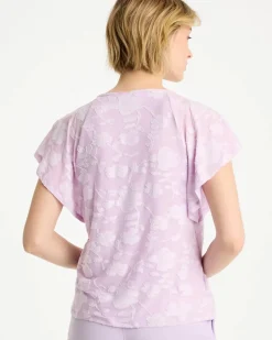 Burnout Floral Tee