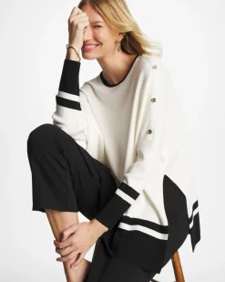 Button Detail Poncho