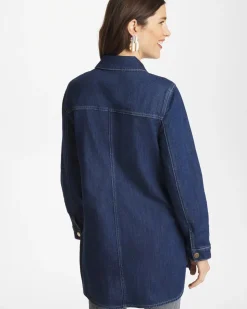 Button Down Denim Topper