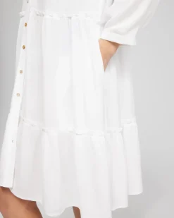 Button Front Swim Coverup