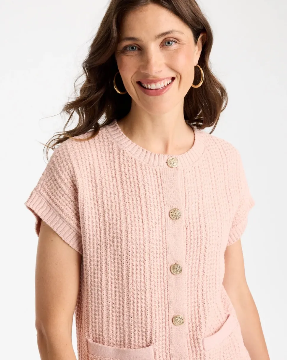 Button-Up Sweater Vest