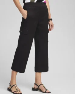 Cargo Straight Leg Cropped Pants