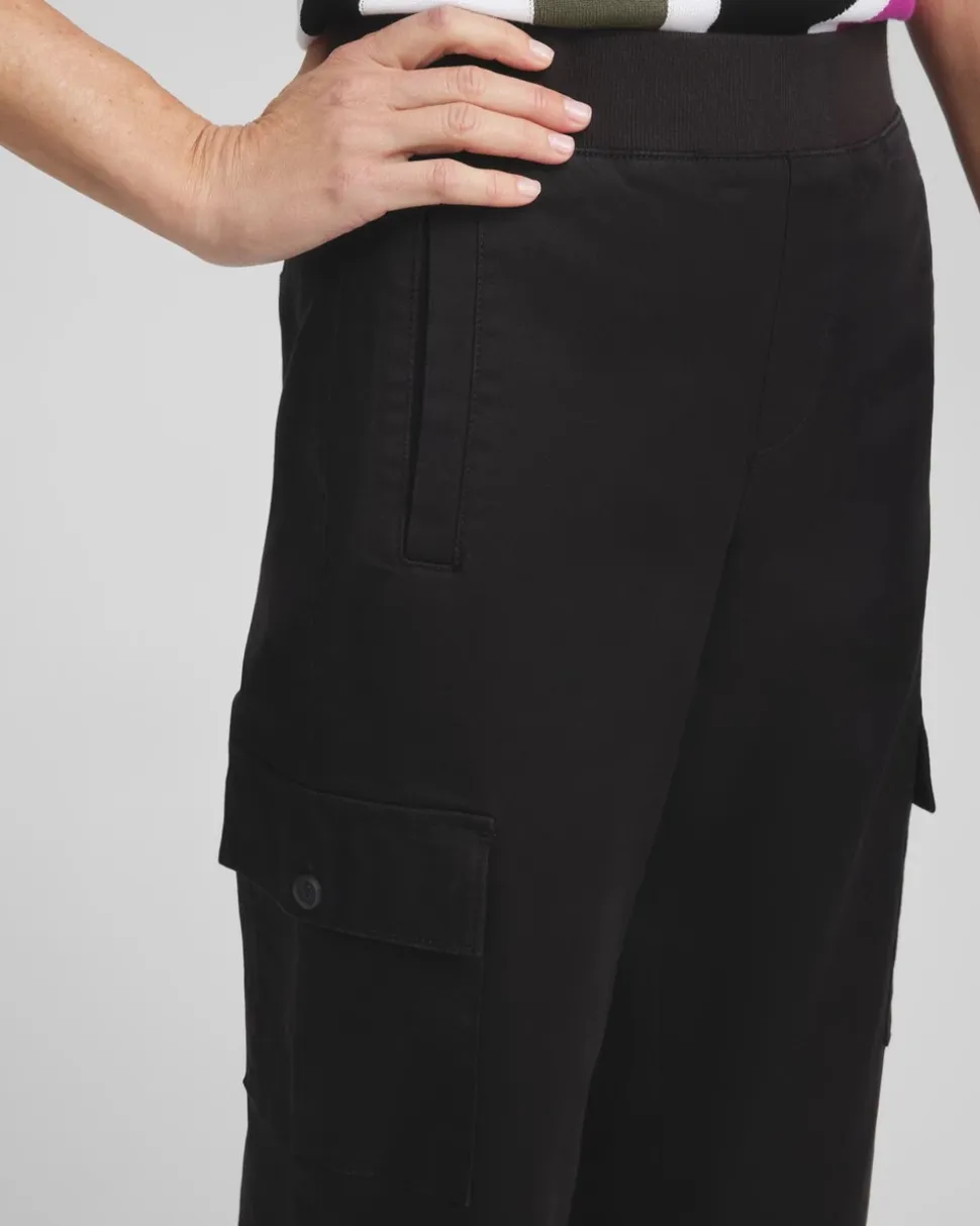 Cargo Straight Leg Cropped Pants