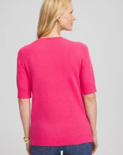 Cashmere Short Sleeve Sweater