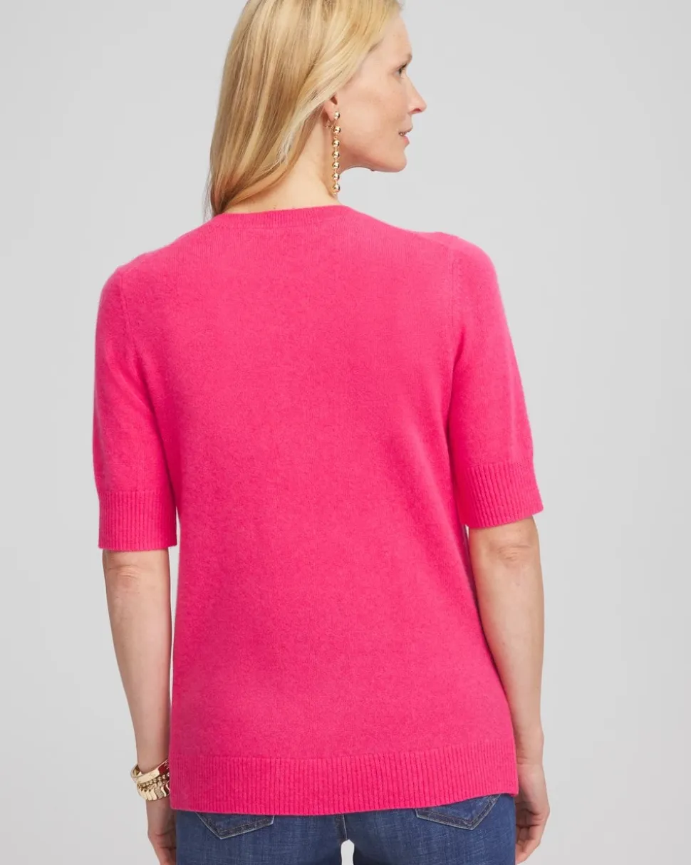 Cashmere Short Sleeve Sweater