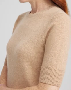 Cashmere Short Sleeve Sweater