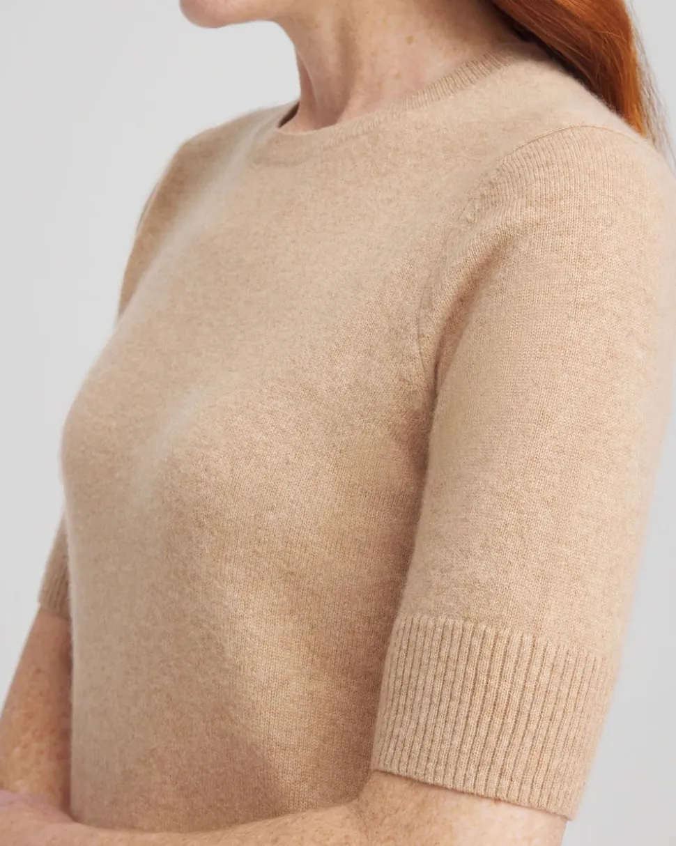 Cashmere Short Sleeve Sweater