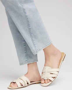 Cassidy Cross-Strap Slide Sandals