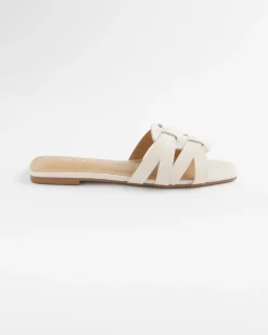 Cassidy Cross-Strap Slide Sandals