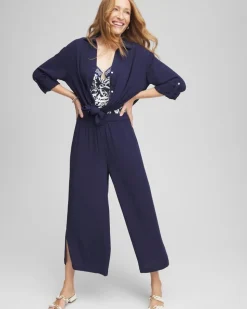 Chico's Beach Swimsuit Cover-Up Set