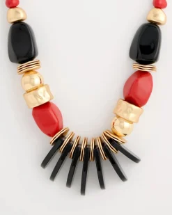 Chico's Originals Mixed-Media Bib Necklace