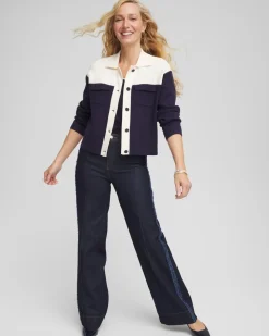 Colorblock Cardigan Jacket