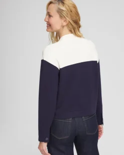 Colorblock Cardigan Jacket