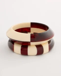 Colorblock Resin Bangles