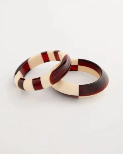 Colorblock Resin Bangles