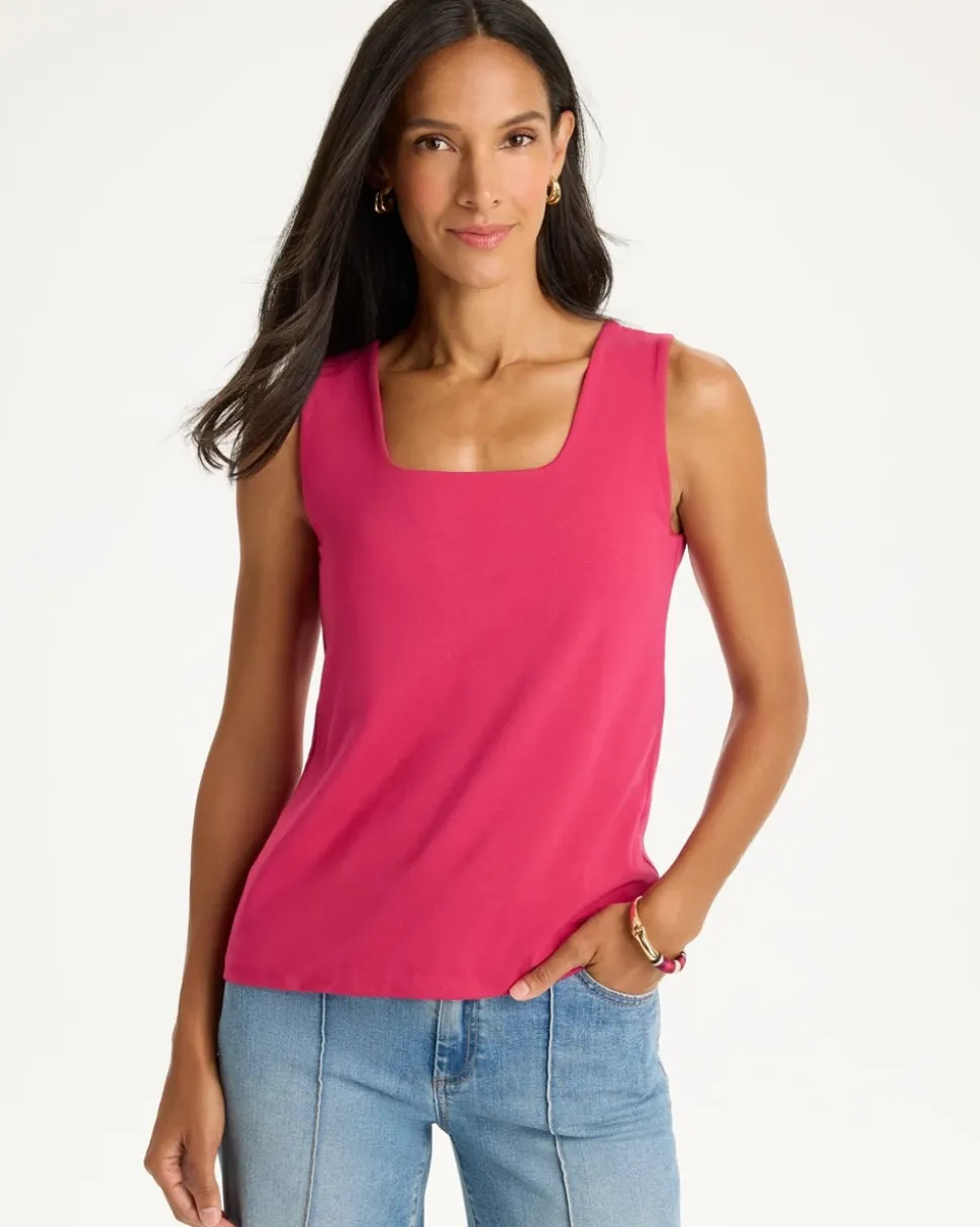 Contour Cotton™ Square Neck Tank