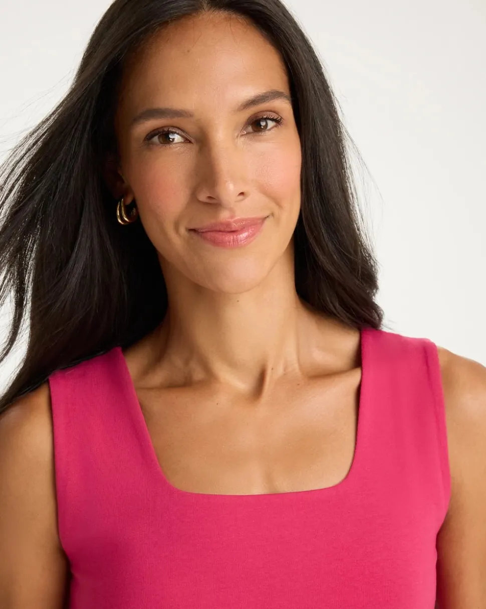 Contour Cotton™ Square Neck Tank