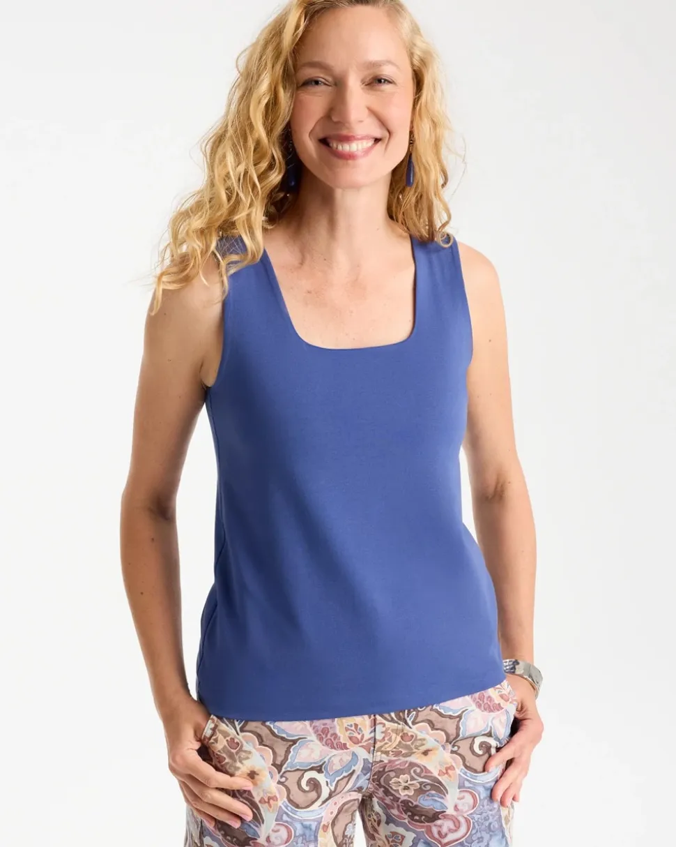 Contour Cotton™ Square Neck Tank