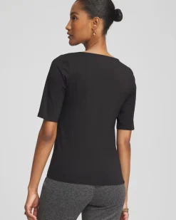 Contour Cotton™ Square Neck Tee