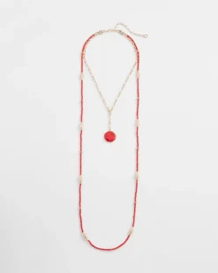 Convertible Beaded Pendant Necklace