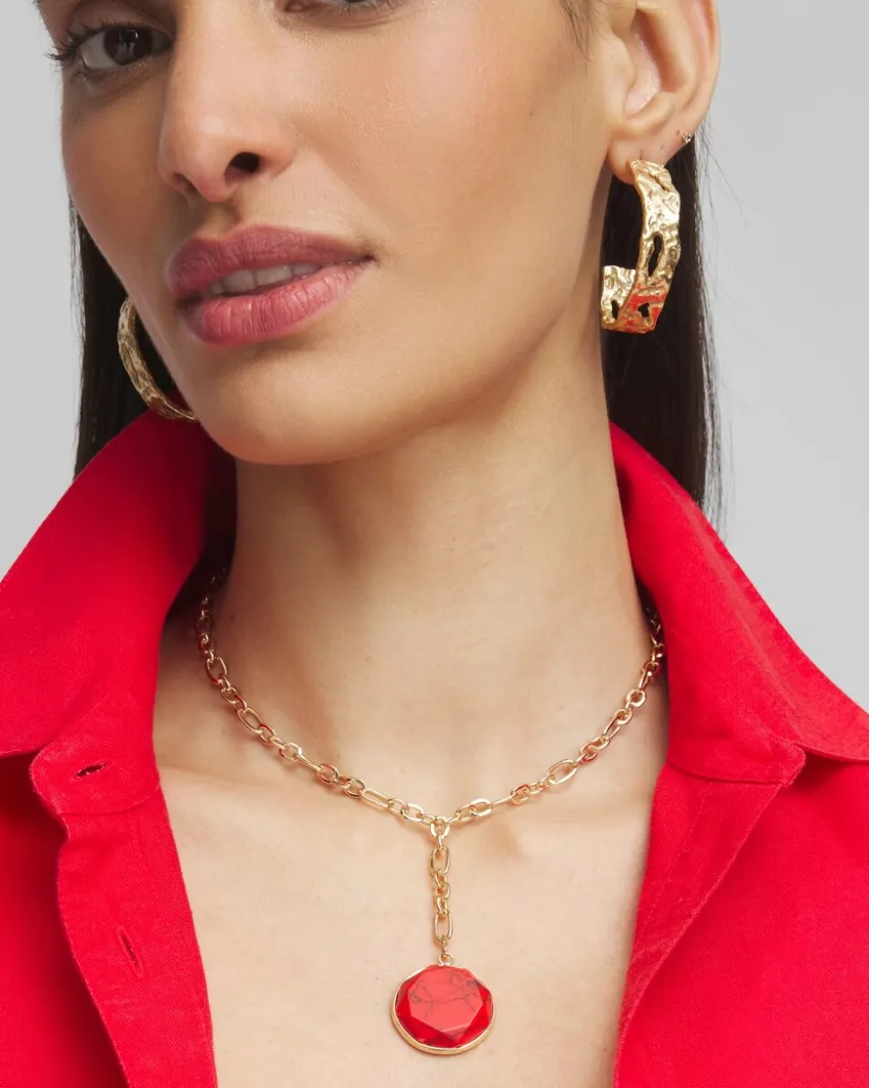 Convertible Beaded Pendant Necklace
