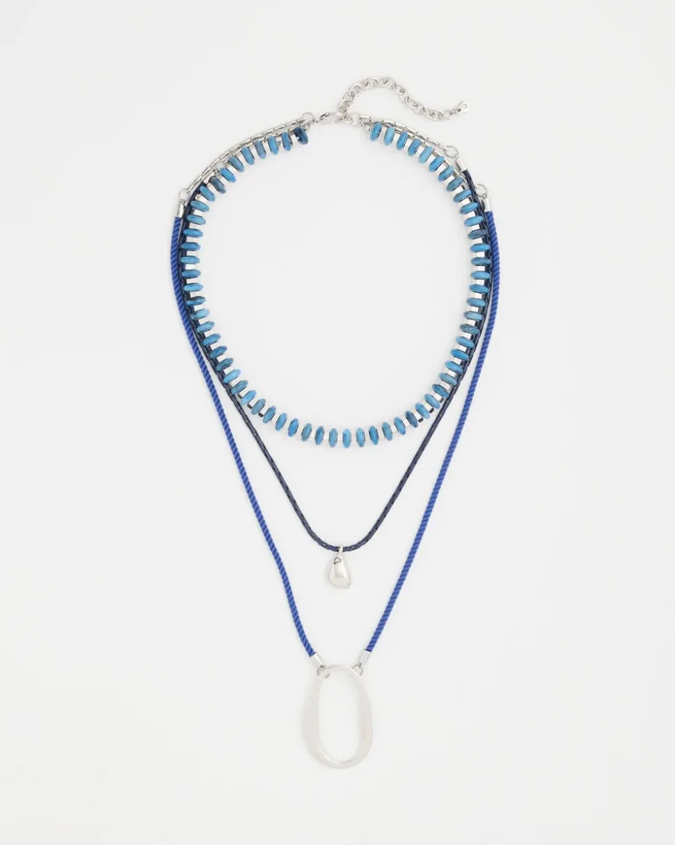 Convertible Beaded Pendant Necklace