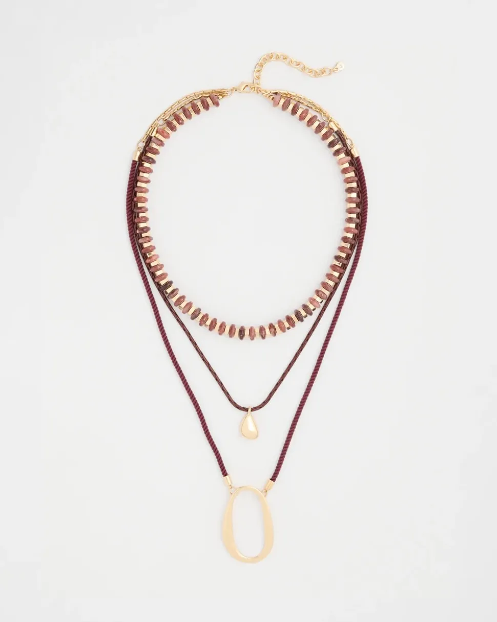 Convertible Beaded Pendant Necklace