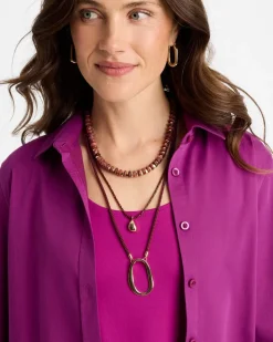 Convertible Beaded Pendant Necklace