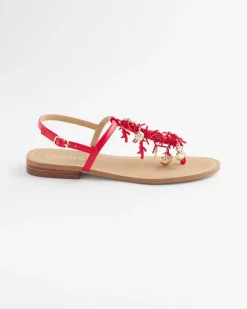 Coral Beach T-Strap Sandals