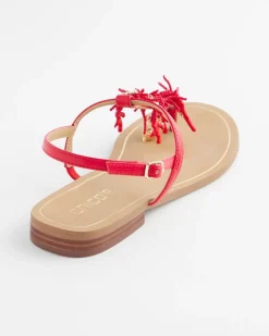 Coral Beach T-Strap Sandals